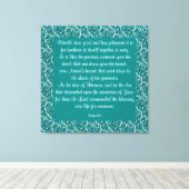 Psalm 133 leinwanddruck (Insitu (Holzboden))