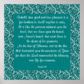 Psalm 133 Poster (Vorne)