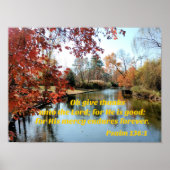 Psalm 136:1 Oh, danke dem Herrn Poster (Vorne)