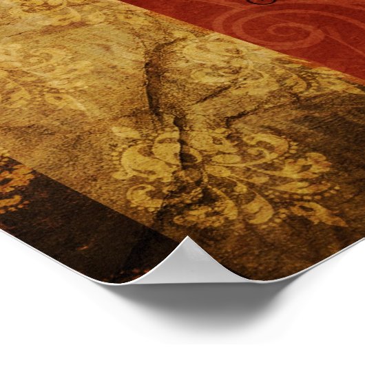 Psalm 136:1 poster (Ecke)