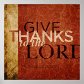 Psalm 136:1 poster (Vorne)