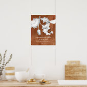 Psalm 136 Schrift Gebt Dank Eichen Acorns Eichenba Poster (Küche)