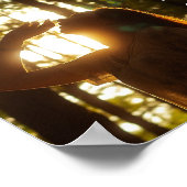 Psalm 138:3 DU antwortest mir und hast mich BOLD g Poster (Ecke)