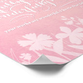 Psalm 139:13-14 "Furcht und wunderbar gemacht" Poster (Ecke)