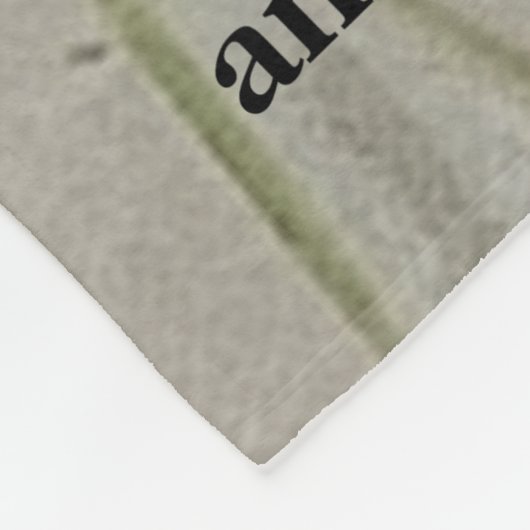 Psalm 139: 14 Fleece Blanket (Ecke)