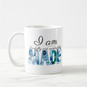 Psalm 139:14 Furcht und wunderbar gemacht Kaffeetasse (Links)