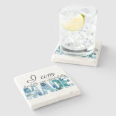 Psalm 139:14 Furcht und wunderbar gemacht Steinuntersetzer (Seitenansicht)