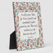 Psalm 139:14 Plaque Fotoplatte (Seite)