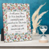 Psalm 139:14 Plaque Fotoplatte (Seite)