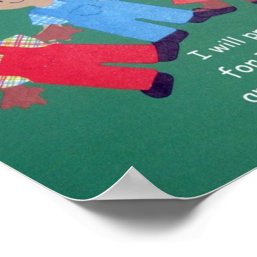 Psalm 139:14 poster (Ecke)