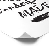 Psalm 139 14 Poster Print (Ecke)