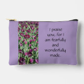Psalm 139:14 Purple/Lavender Zubehörtasche (Vorderseite)