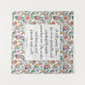 Psalm 139:14 wandteppich (Vorderseite (Horizontal))