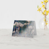 Psalm 139:16 Gelenk-Ermutigungskarte Blank Karte (Gelbe Blume)