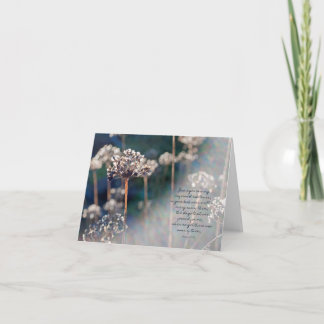 Psalm 139:16 Gelenk-Ermutigungskarte Blank Karte