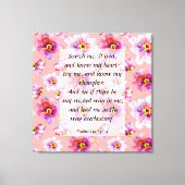 Psalm 139:23-24 Canvas Print Leinwanddruck (Vorderseite)