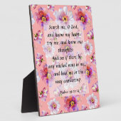 Psalm 139:23-24 fotoplatte (Seite)