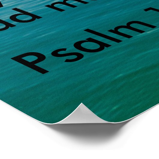 Psalm 139:23-24 poster (Ecke)