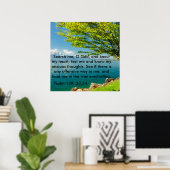 Psalm 139:23-24 poster (Heimbüro)