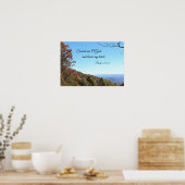 Psalm 139:23 Search me, O God... Poster (Küche)