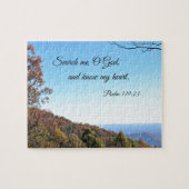 Psalm 139:23 Search me, O God... Puzzle (Horizontal)