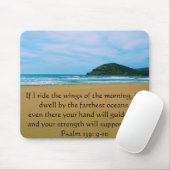 Psalm-139:9 - SCHÖNES BIBLISCHES ZITAT 10 Mousepad (Mit Mouse)