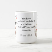 Psalm 139 Bibelschrift You Answer Blackbird Kaffeetasse (Mittel)