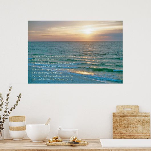 Psalm 139 poster (Küche)