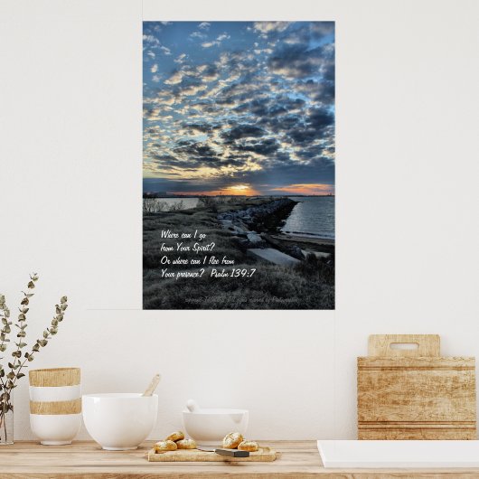 Psalm 139 Poster (Küche)