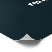 Psalm 13:5-6 Ich vertraue auf Gottes unerschütterl Poster (Ecke)