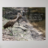 Psalm 141:3 Schrift-Poster Poster (Vorne)