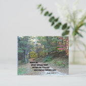 Psalm 142:3 Wenn mein Geist schwach wird... Postkarte (Stehend Vorderseite)