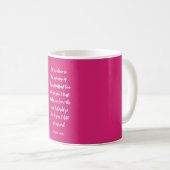 Psalm 143:8 Bible  Coffee Mug Kaffeetasse (VorderseiteRechts)