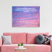 Psalm 143:8 überzogene Canvas Leinwanddruck (Insitu (Wohnzimmer))