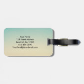 Psalm 143:8 Wort Ihrer unermüdlichen Liebe Gepäckanhänger (Rückseite horizontal)