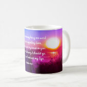 Psalm 143:8 Zeigen Sie mir den Weg, Bibelverse Kaffeetasse (VorderseiteRechts)