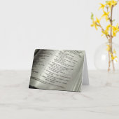 Psalm 143 [Grußkarte] Karte (Gelbe Blume)