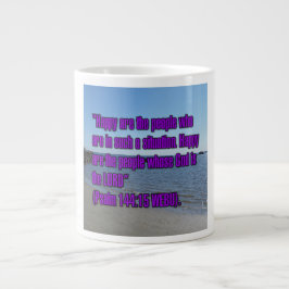 Psalm 144:15 WEBU Tasse