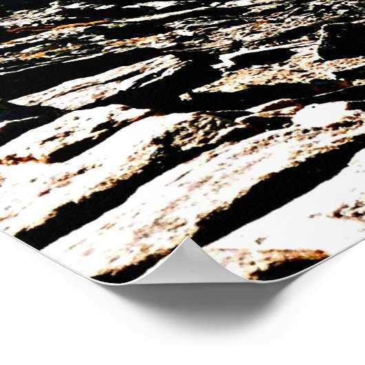 Psalm 144:1 Gesegnet sei der Herr.. Poster (Ecke)