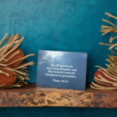 Psalm 145:13 Thy Kingdom ist ein ewiges Königreich Fotoplatte (Seite)