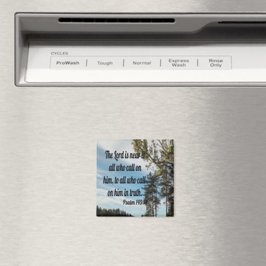 Psalm 145:18 magnet (In Situ (Geschirrspüler))