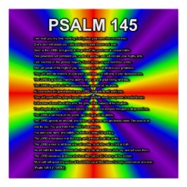 Psalm 145:1-21 WEBU Poster