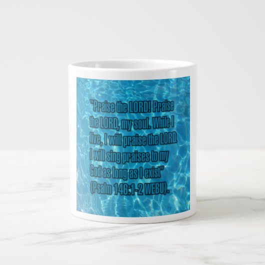 Psalm 146:1-2 WEBU Tasse (Vorderseite)
