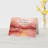 Psalm 147:11 Unsere Hoffnung ist in seiner unermüd Karte (Gelbe Blume)