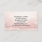 Psalm 147:11 Unsere Hoffnung ist in seiner unermüd Visitenkarte (Rückseite)