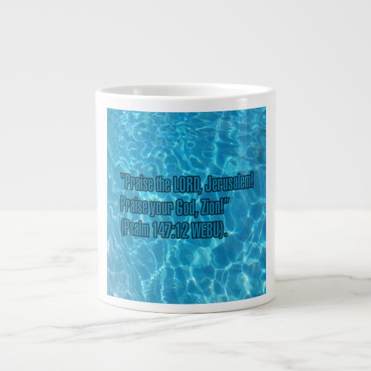 Psalm 147:12 WEBU Tasse (Vorderseite)