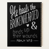 Psalm 147:3 Eine Botschaft der Hoffnung und Heilun Planer (Rückseite)