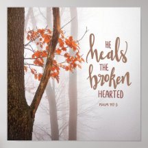 Psalm 147:3 Er heilt den gebrochenen Herzen
