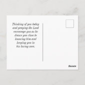 Psalm 147:3 Er heilt den gebrochenen Herzen Postkarte (Rückseite)