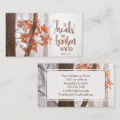 Psalm 147:3 Er heilt den gebrochenen Herzen Visitenkarte (Vorne/Hinten)